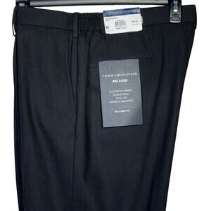 Tommy Hilfiger Men's Modern-Fit pleat front Dress Pants  Charcoal 40x29 $95